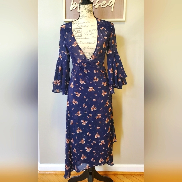 Floral Beach Cover up - Small - Picture 1 of 8